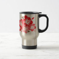 "Epic Hibiscus" na Caneca de viagem de Coral