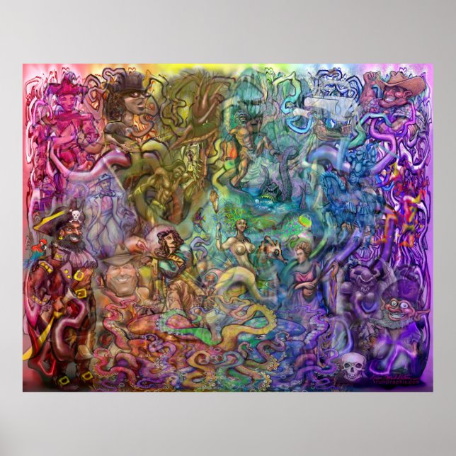 Epic Interwoven Stories Poster (Frente)