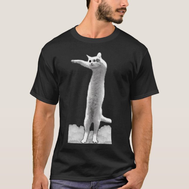Epic Longcat em camiseta escura (Frente)