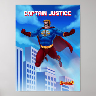Epic Zero Capitão Justiça Poster