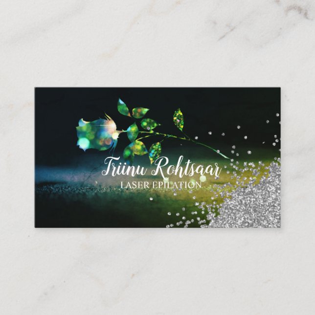 EPILAÇÃO LASER - Cartão de visita de Espumação da  (Frente)
