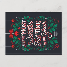 Época maravilhosa do cartão do ano