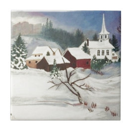 época natalícia da Capela de Neve de inverno