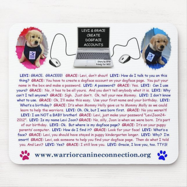 EPW de "história horas de dormir" Mousepad (Frente)