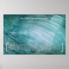 Equação Callan-Symanzik - Poster de Matemática
