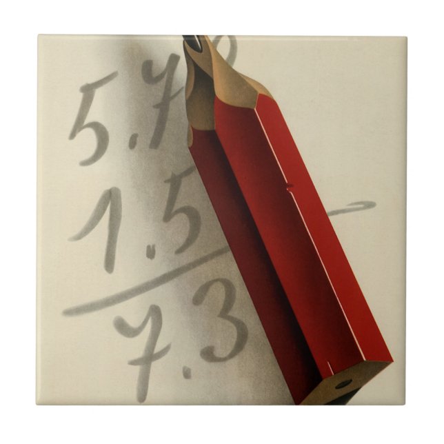 Equação Matemática com Lápis Vermelho, Negócios Vi (Frente)
