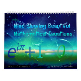 Equações bonitas da matemática do calendário de