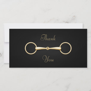 Equestre Dourado Elegante Bit Personalizado