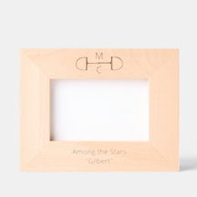 Equestre - Duas Letras Letra Snaffle Monograma