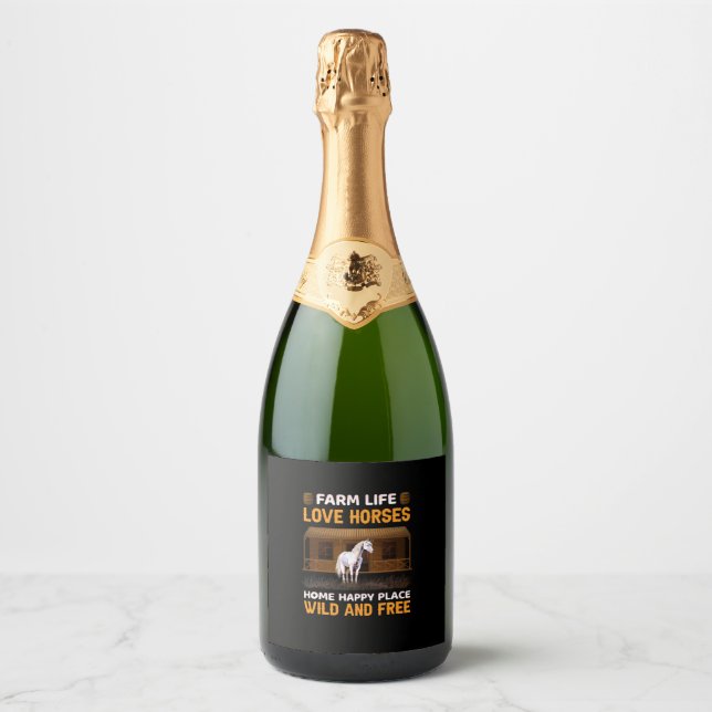Equestrian Gift | Farm Life Love Horses (Frente)