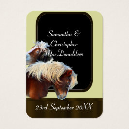 Equestrian tematizou o favor do casamento obrigado