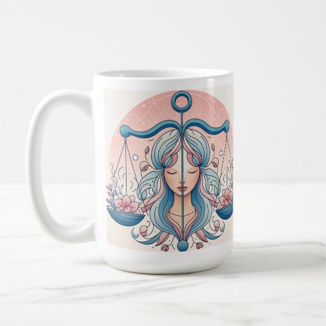 Equilíbrio da beleza: caneca inspirada na libra (Esquerda)