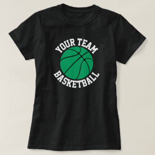 Equipa de basquetebol verde, jogador, a camisa das