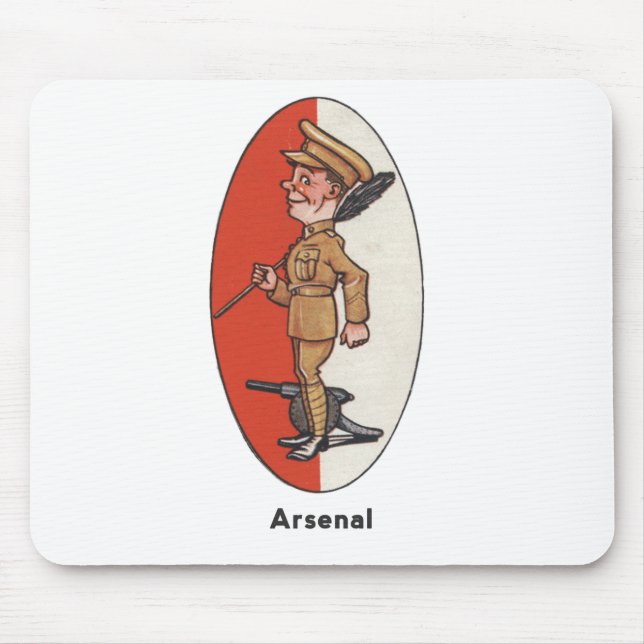 Equipa de futebol inglesa - arsenal Mousepad (Frente)