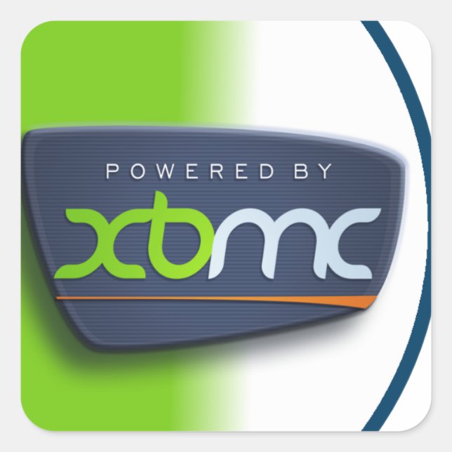 Equipado com adesivo XBMC (Frente)
