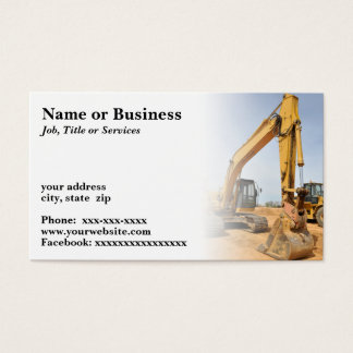 equipamento de construção de backhoe