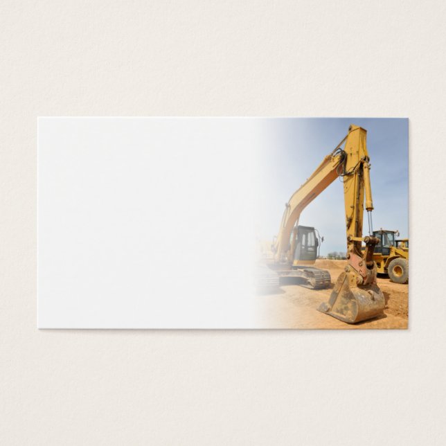equipamento de construção de backhoe (Frente)