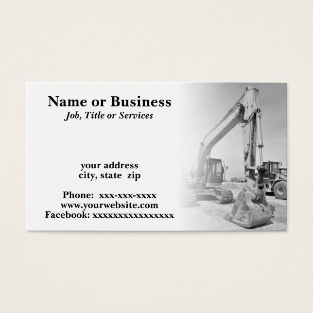 equipamento de construção de retroescavação a pret (Frente)