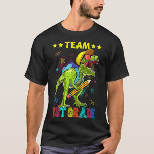 Equipe 1rua Camisa Dinossauro Estudante de Camisa