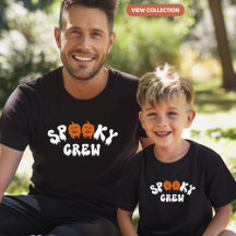 Equipe Assustadora de Halloween Camisetas Masculin