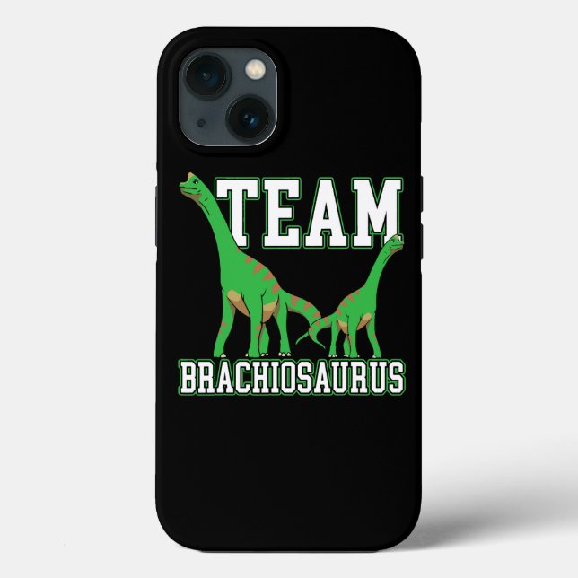 Equipe Brachiousaurus Dinosaur Futuro Paleontólogo (Verso)