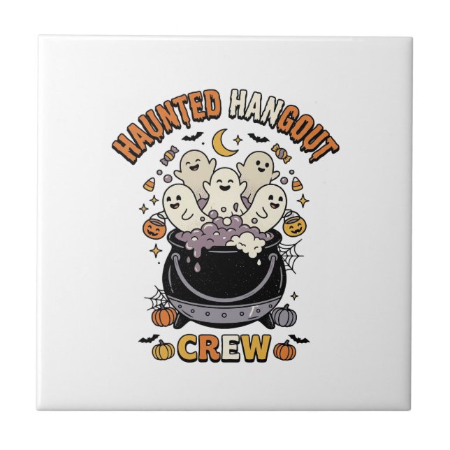 Equipe de Abóbora Fantasma do Halloween (Frente)