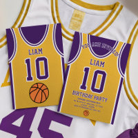 Equipe de Basquete 10 Convite de Aniversário