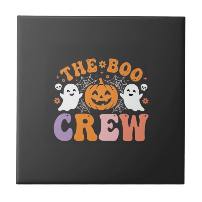 Equipe de Espanto de Halloween Fantasma Abóbora De (Frente)