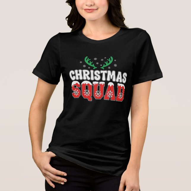 Equipe de Natal do Papai Noel | Combinando De Nata (Frente)