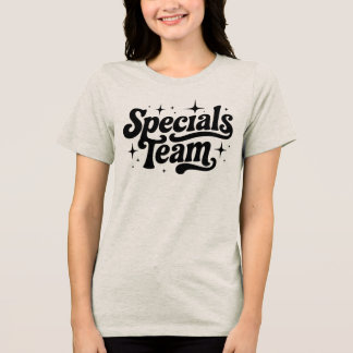 Equipe Especial Groovy Tipografia Retro Brilhante