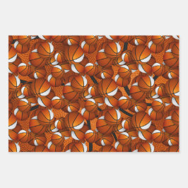 Equipe esportiva branca laranja presentes no basqu