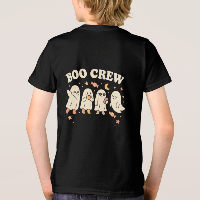 Equipe Fantasma do Boo Crew de Halloween para Cria (Verso)