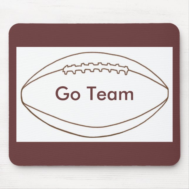 Equipe Ir, Mousepads de Outline de Futebol (Frente)