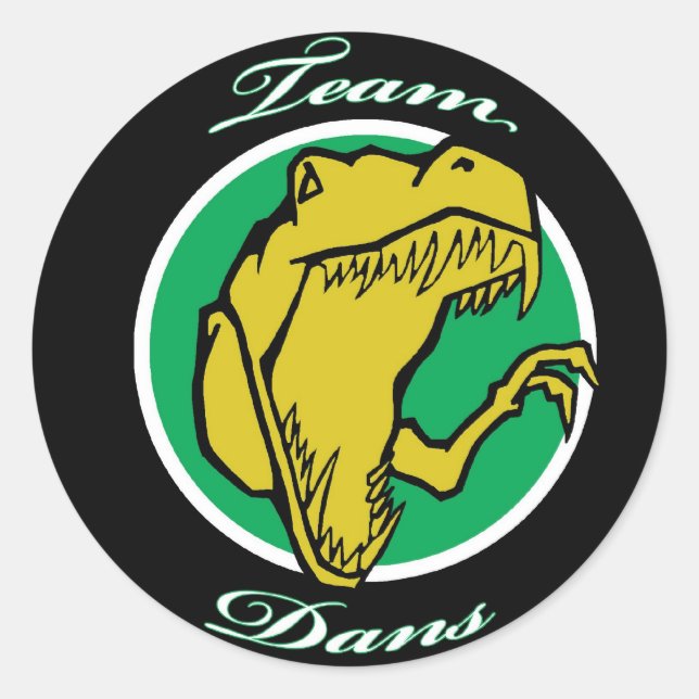 Equipe negra no adesivo (Frente)