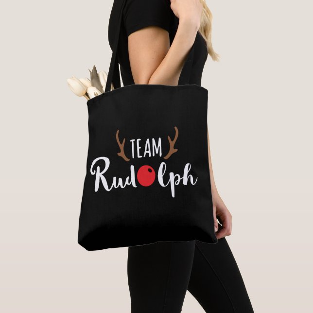 Equipe Rudolph Christmas Motif Tote Bag (Close Up)