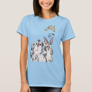 Era assim o salto? Camisa do costume de 3 coelhos