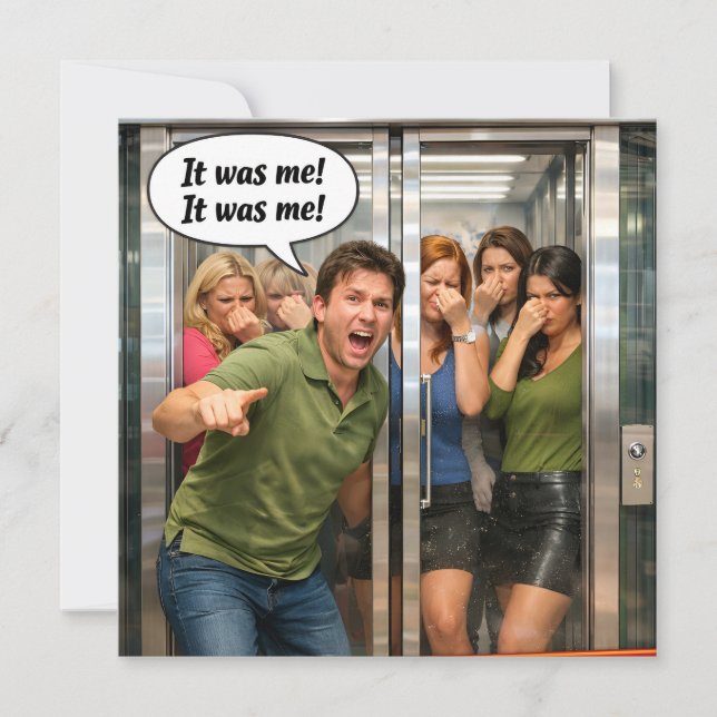 Era eu humor engraçado de flatulence de elevador (Frente)