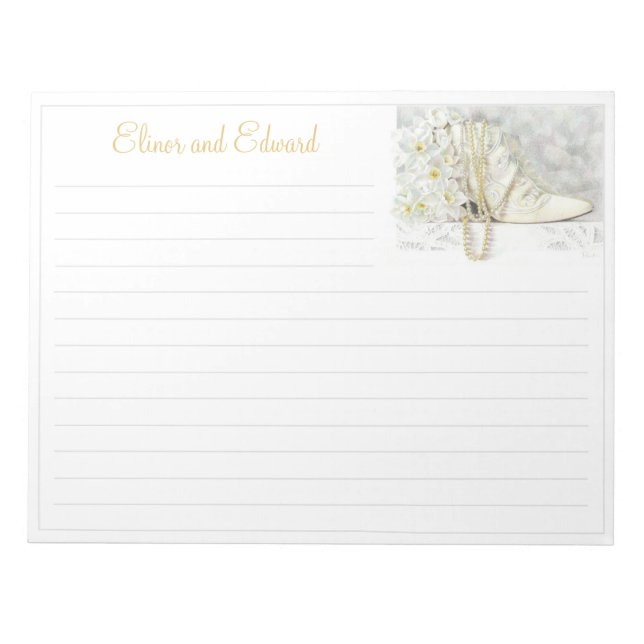 ERA UMA VEZ Bloco de notas 11"x8,5" + Linhas (Frente)