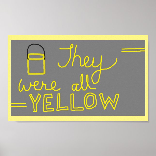 Eram Todos Poster Amarelos (Frente)