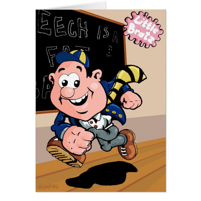 "Eric cartão na escola" (Frente)