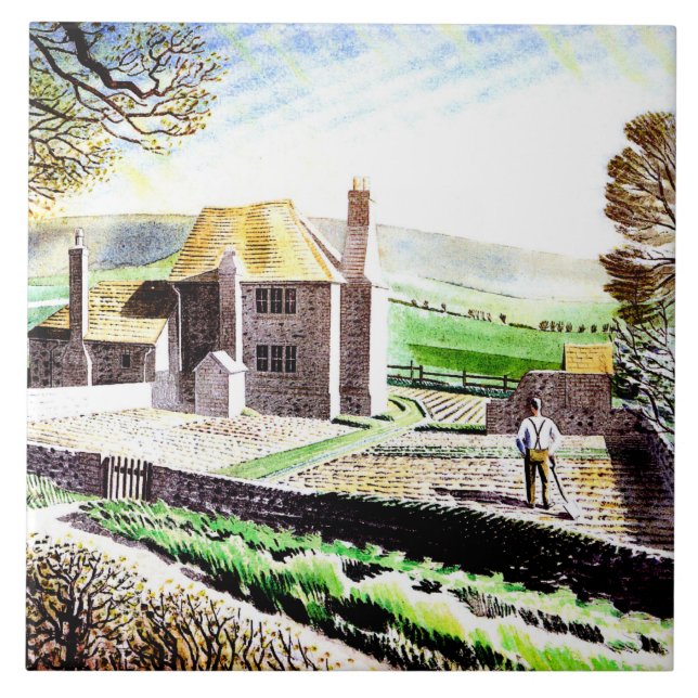 Eric Ravilious, Casa do Pastor, (Frente)