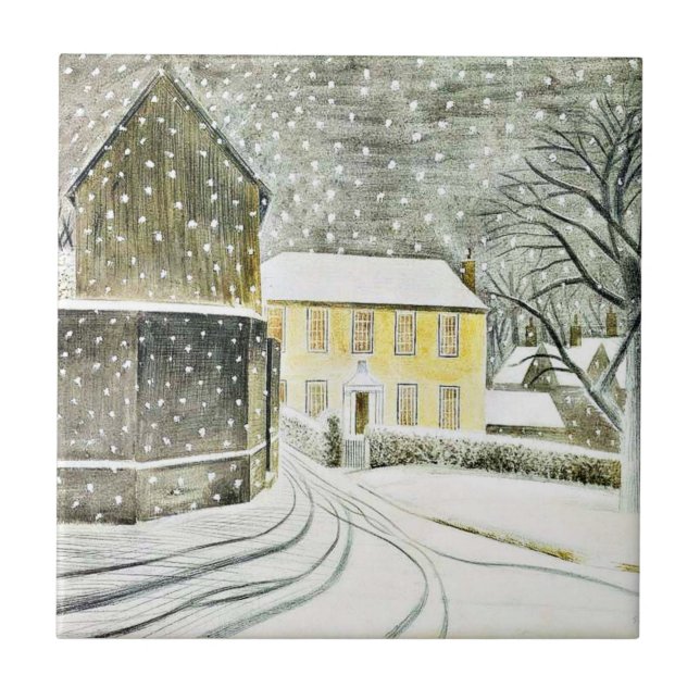 Eric Ravilious - Estrada Hallstead na Neve, (Frente)