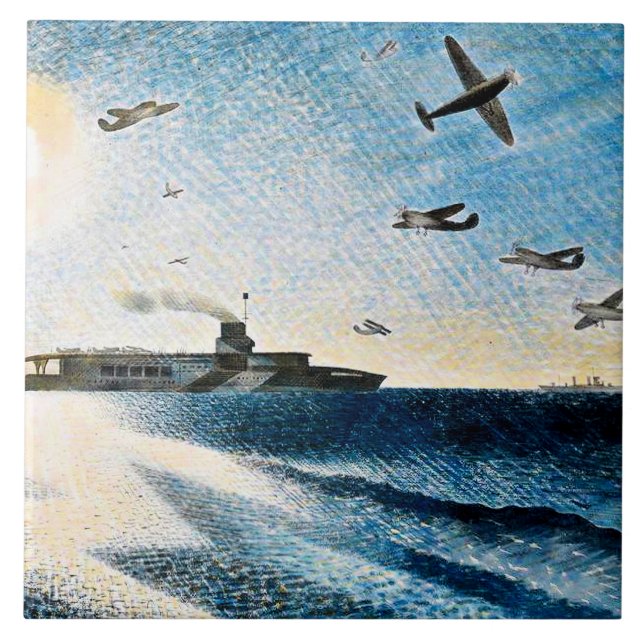Eric Ravilious - HMS Glorious no Ártico (Frente)
