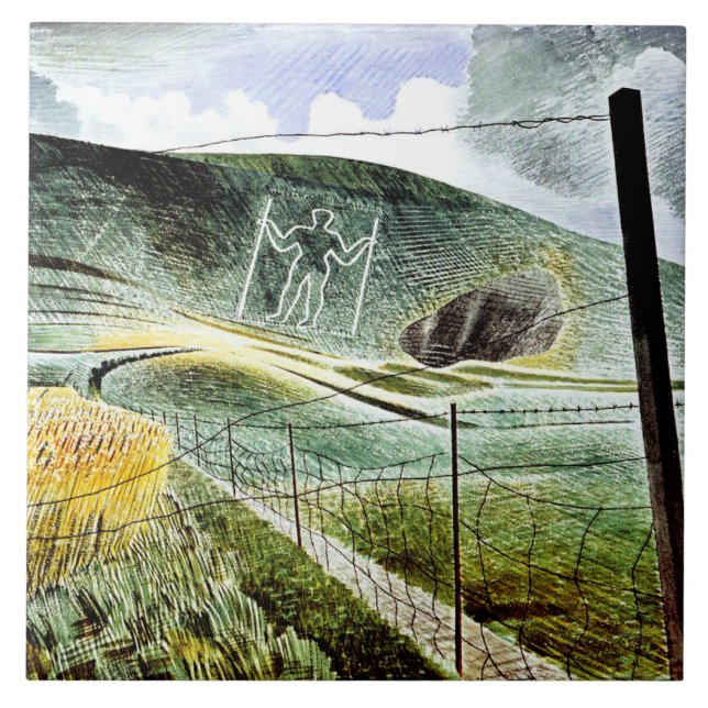 Eric Ravilious - The Wilmington Giant, belas artes (Frente)