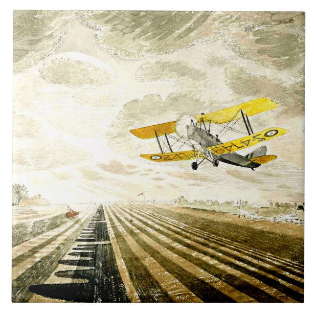 Eric Ravilious trabalho de arte, Tiger Moth, (Frente)