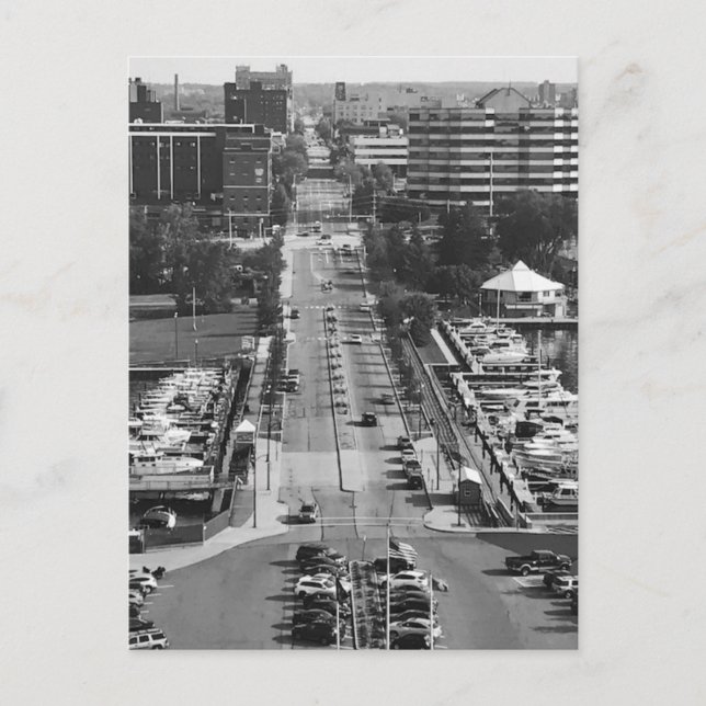 "Erie, pai. Street View" Cartão postal (Frente)