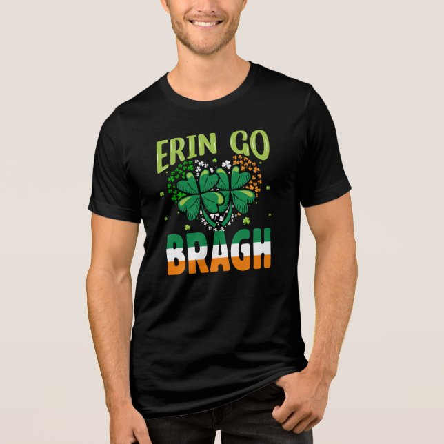 -Erin Go Bragh Trevo Design de St. Patrick-60879 (Frente)