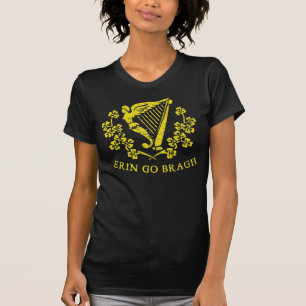 Erin vai camisetas da harpa de Bragh