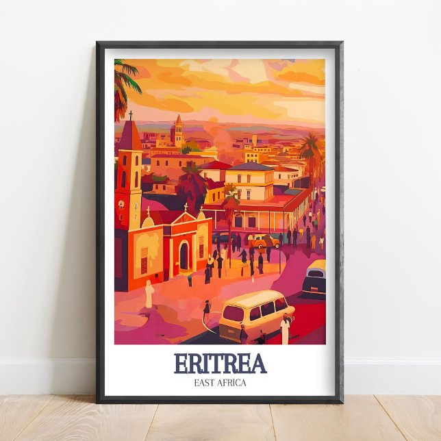 Eritrea Poster - Asmara Street Print - Asmara Wall (Criador carregado)