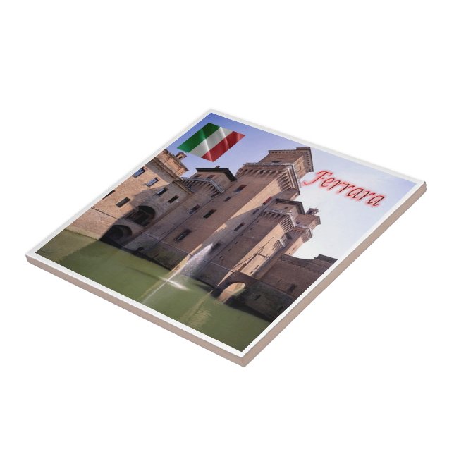 ERM006 FERRARA, Castle Exterior View, (Lateral)